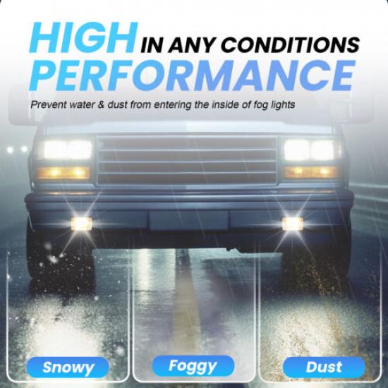 Fog Lights For 1988-1999 2000 Chevrolet C1500 C2500 K1500 K2500 Halogen Chrome