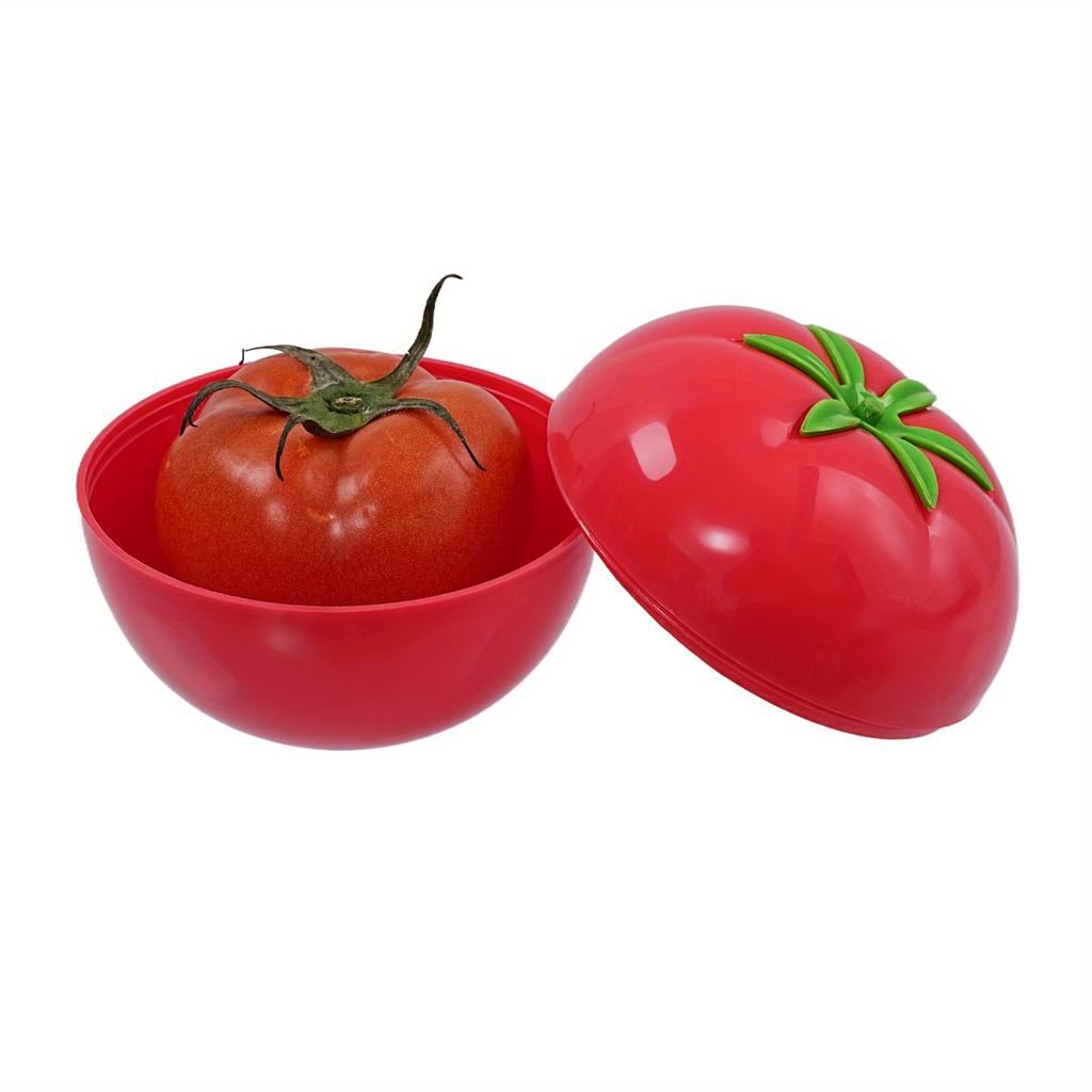 5PCS Clear Fruit And Vegetable Storage Box For Lemon, Pepper, Tomato, Onion And Garlic Kitchen Organizer