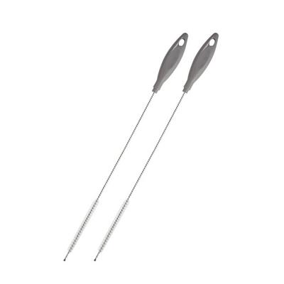 Baby&I Straw Brush, 2 Packs, Gray