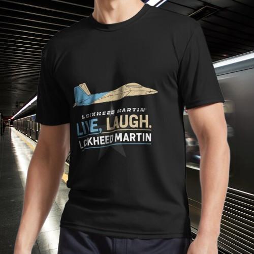 Live Laugh Active T-Shirt Funny Size Mode American T-shirt S разноцветный