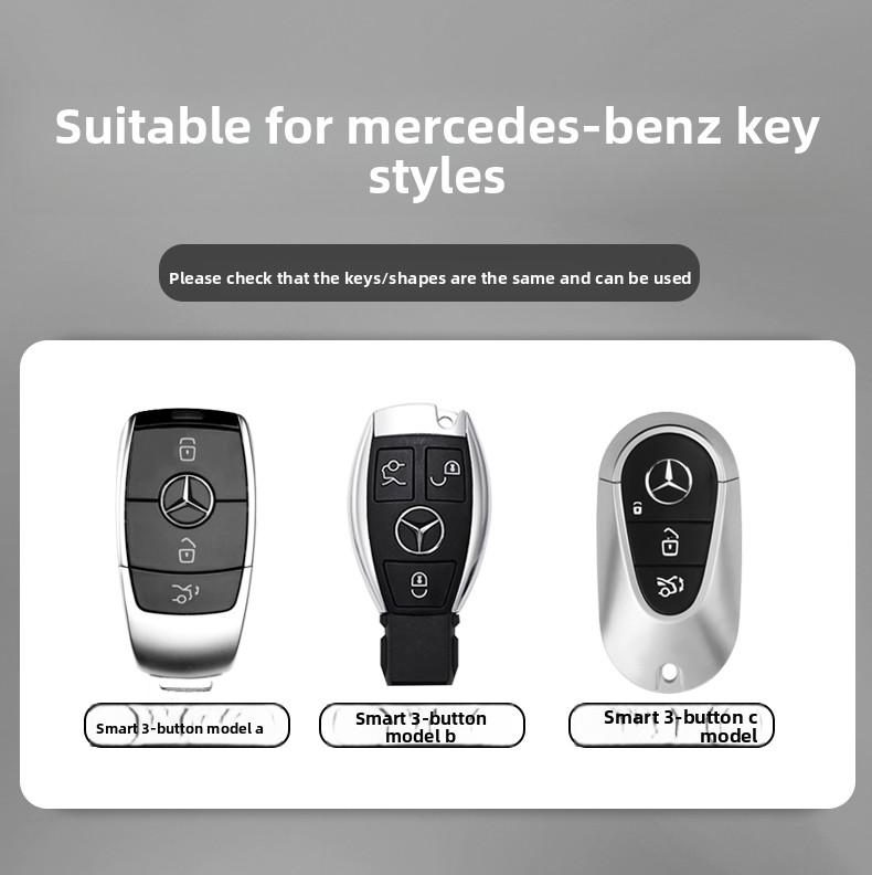 3BTN Fashion Soft TPU Car Key Case For Mercedes Benz A C E S G Class GLC CLE CLA GLB GLS W177 W205 W213 W222 YD3