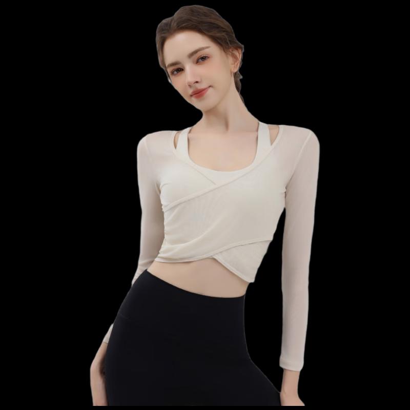 OEING Women's Padded Sports Fitness Top