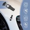 2PCS Car Bumper Clips, Bumper Quick Release, Front Rear Bumper Fastener Kit, Durable Carbon Fiber Car Bumper Security Hook Lock Clips, Universal Car