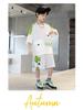 2025 Boys' Trendy Summer Short Sleeve Set - Stylish and Lightweight for Mid-to-Big Kids