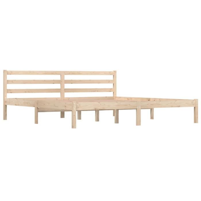 VidaXL Bed Frames Slat Frames Double Bed Slat Base On Legs Adult Bed Bedroom Furniture 180x200 Cm 810445