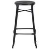 VidaXL 4x Tabourets de Bar Chaise de Pub Tabouret de Comptoir Siège de Bistro Chaise de Comptoir Salle à Manger Cuisine Noir 3054558