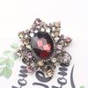 Vintage Flower Brooch High-grade Women Exquisite Design Sense Palace Style Corsage Small Coat Pin Accessories