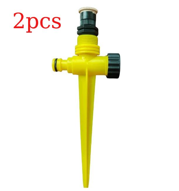 1-10pcs Garden Sprinkler 360° Rotation Irrigation Watering  Agriculture Ground Automatic Tube Adjustable Plug Buried Atomization