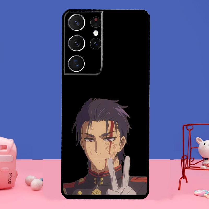 Guren Ichinose Owari No Seraph Case For Samsung Galaxy S21 S22 Ultra S20 FE S8 S9 S10 Note 10 Plus Note 20 Ultra Coque