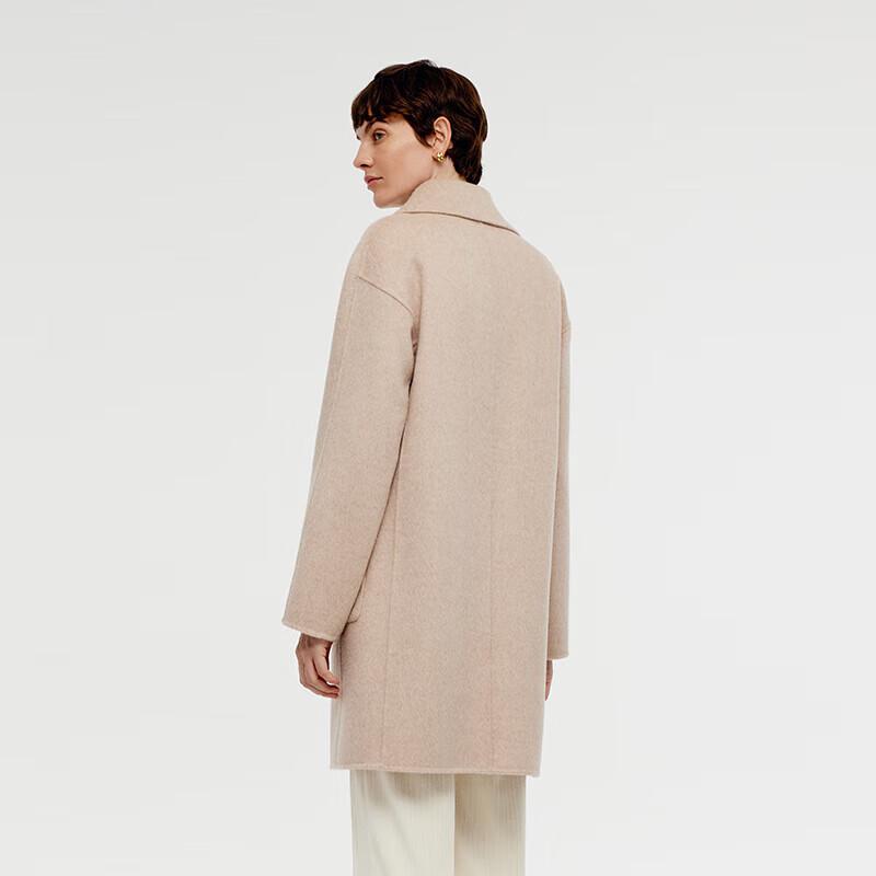 GOELIA Women's Brushed Alpaca Wool Long Coat