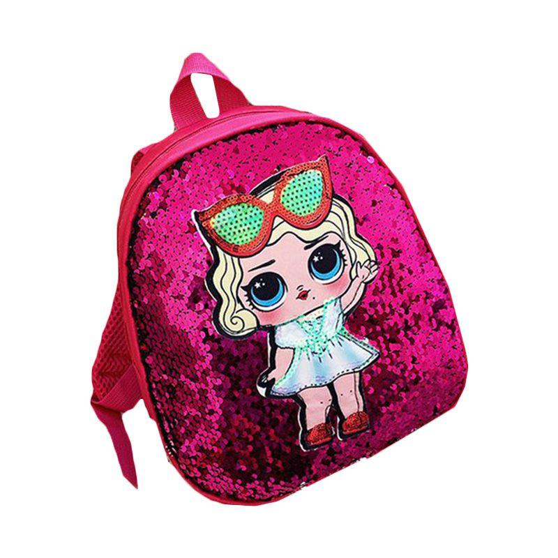 Детская сумка Сюрприз Детский школьный мультяшный рюкзак для девочек Детский сад розы красного