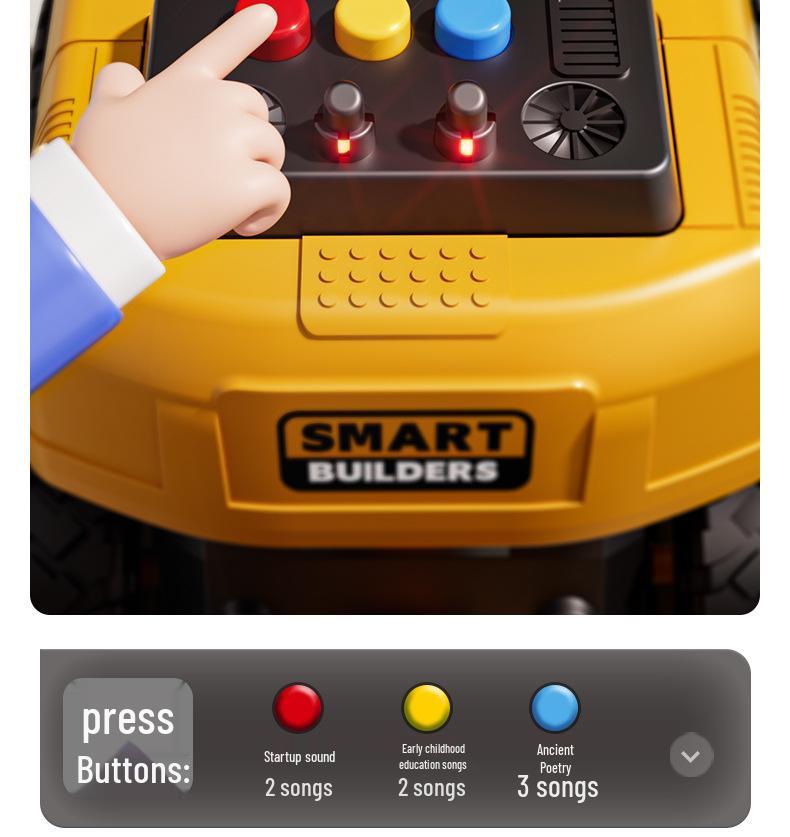 Oversized Toy Excavator Truck for Boys – Digger Dump and Transport Engineering Vehicle with Crane Shovel