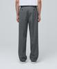 MUSINSA STANDARD Glen Check Wide Hidden Banding Slacks [Medium Gray]
