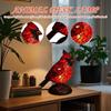 Hot Resin Birds Theme Lamp Sturdy Flexible Desk Lamp Table Decoration Ornaments Home Office