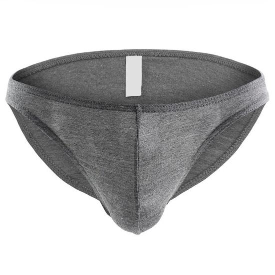 Men Briefs Seamless Invisible Design Tailoring Panties Breathable Low-Waisted Triangular Moisture-Wicking U-Convex Underwear