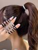 10pcs Rhinestone Hair Tie High Elasticity Hair Rope Women's Hair Accessories Suitable for Ladies Girls