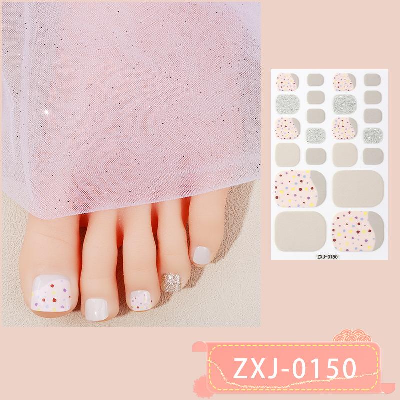 Toe Manicure Stickers Summer Daisy Toe Nail Stickers Flower Nail Art Stickers