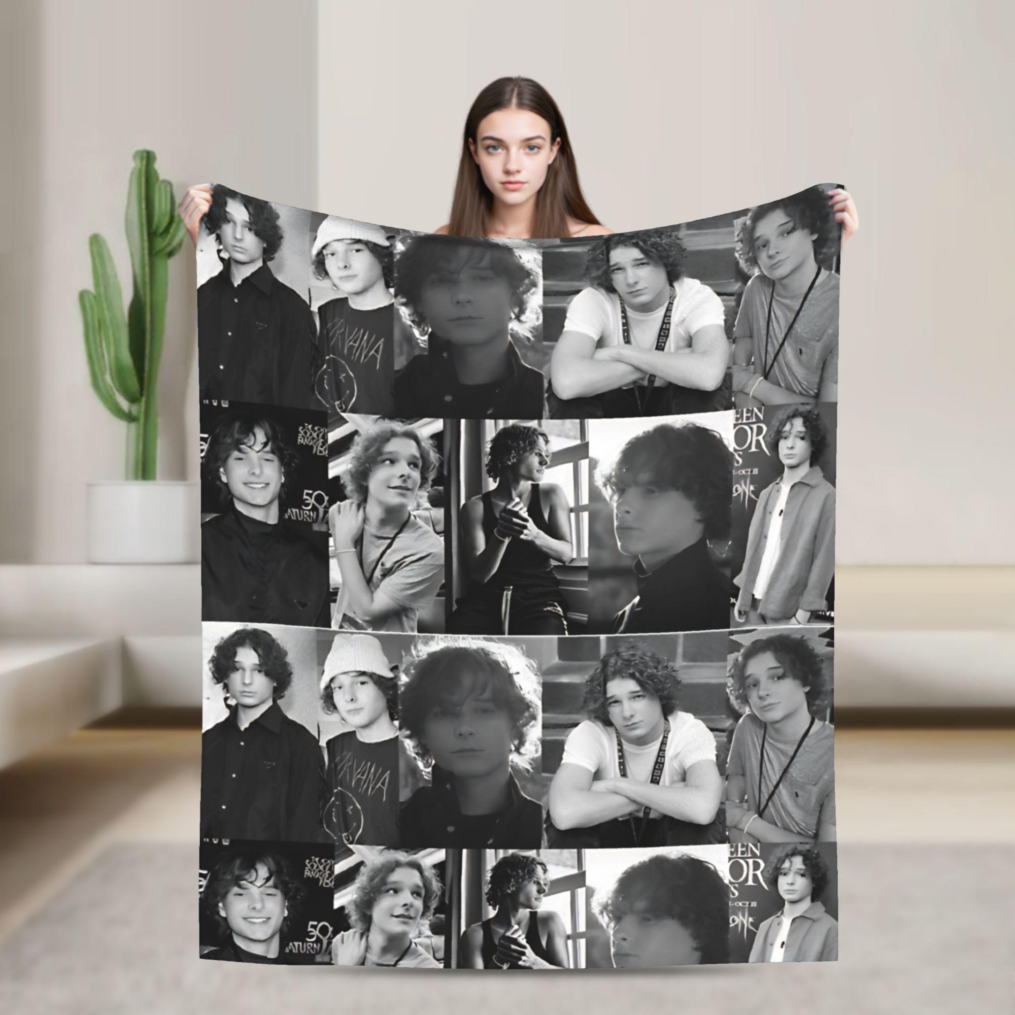 

American Mason Thames Actor Blanket Quality Warm Soft Throw Blanket Winter Travel Office Living Room Novelty Bedspread 130x150cm