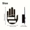 New LED Illuminated Gesture Light Car Light With Remote Road Rage Signs Middle Finger Gesture Light Hand Lamp