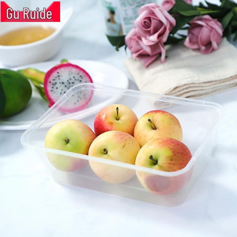 

Disposable Rectangular Food Container with Lid
