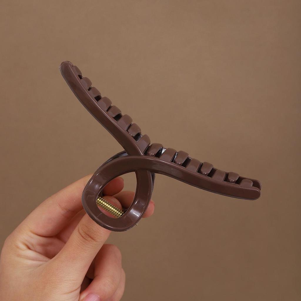 2025 Neue Silikon-Haarklammer Hai für Frauen - High-End-Stil, Koreanisch inspiriert, Design mit großem Volumen.