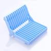 Foldable Dish Drainer Rack Easy to Assemble Kitchen Organizer Space Saving Plate Holder for Apartment