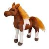 Kids Horse Doll Fleece Fabric Foal Shape Doll PP Cotton Filling Easy To Maintain Children Playroom Horse Companion