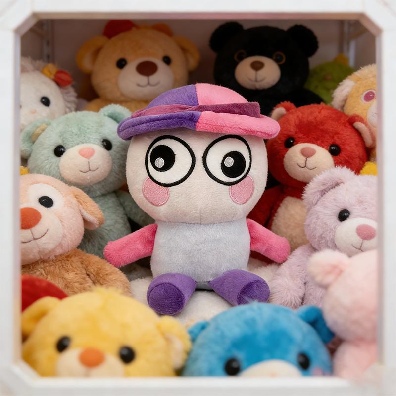 20CM New Cute Cartoon Moopy Piggy Plush Toy Game Cartoon Anime Figure Peripherals Accompany Sleep Doll Birthday Holiday Kid Gift