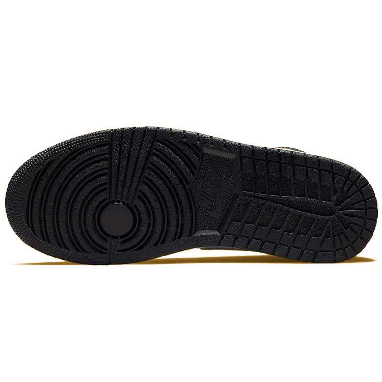 Air Jordan 1 Mid 'Black University Gold' 554724-177