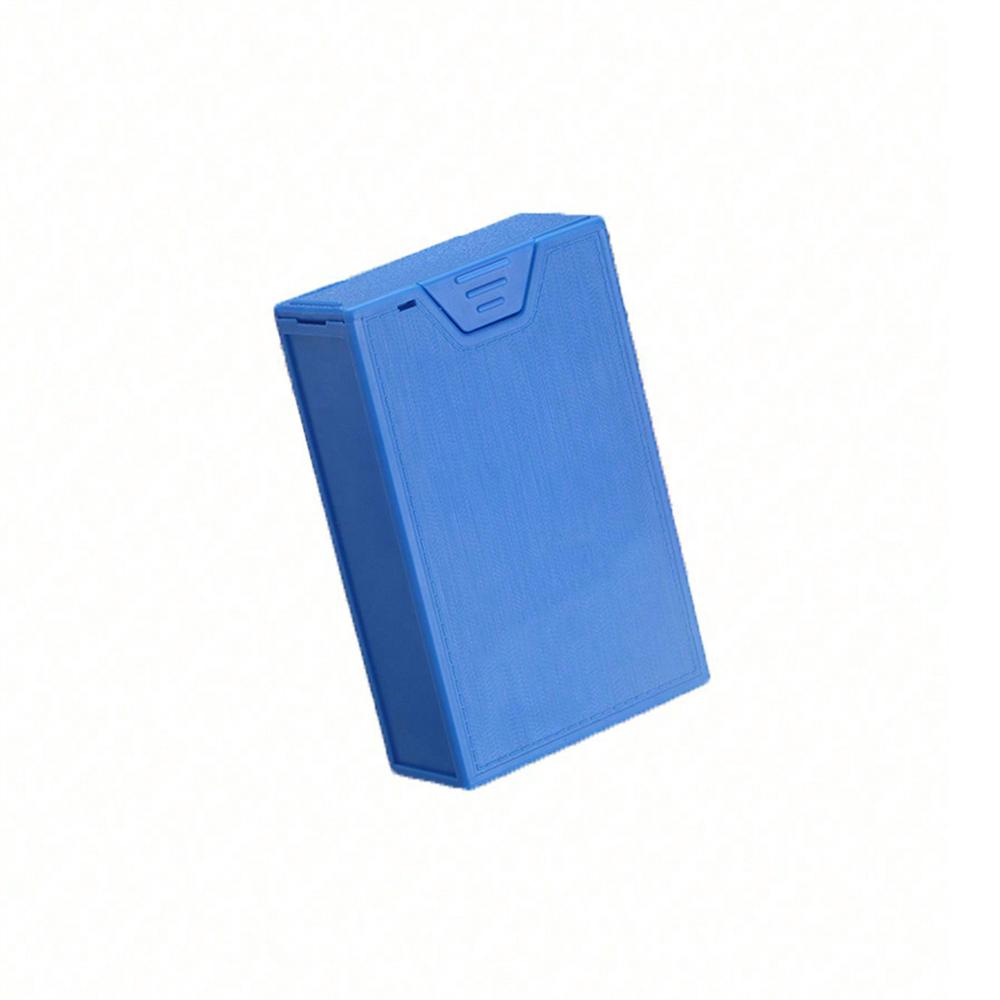 1PC Creative Transparent Thickened Plastic Cigarette Box With Flip Cover Simple And Portable Men's Cigarette Box