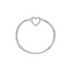 Pandora Moments Heart Buckle Snake 925 Silver Bracelet Women's 599539C00