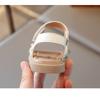 Girls' shoes, children's floral princess sandals, summer baby beach soft-sole walking shoes.