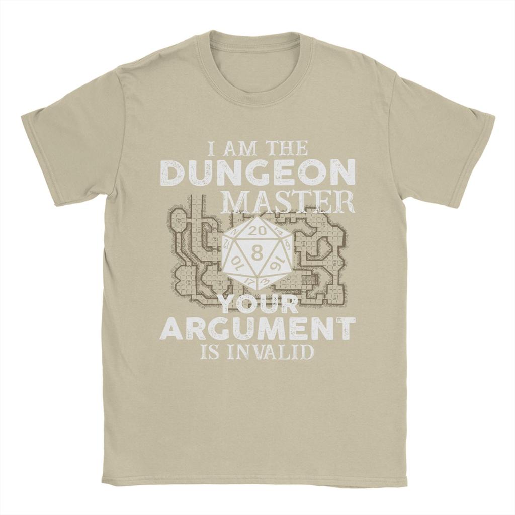 Dungeon and Dragon Dungeon Master TShirts for Unisex Pure Cotton Tee Shirt Crew Neck Short Sleeve Oversized T Shirt Plus Size Tops