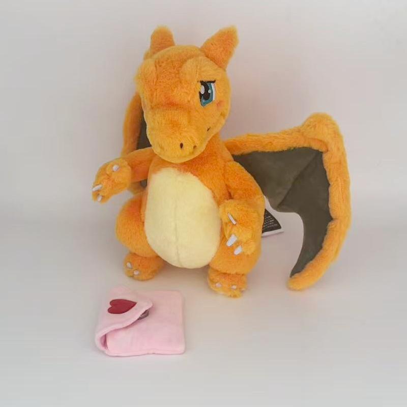 Valentine's Day Limited Edition Doll Lovely Super Soft Charizard Plush Holding a Love Letter In Hand Toy Pikachu Gengar Gift Kid