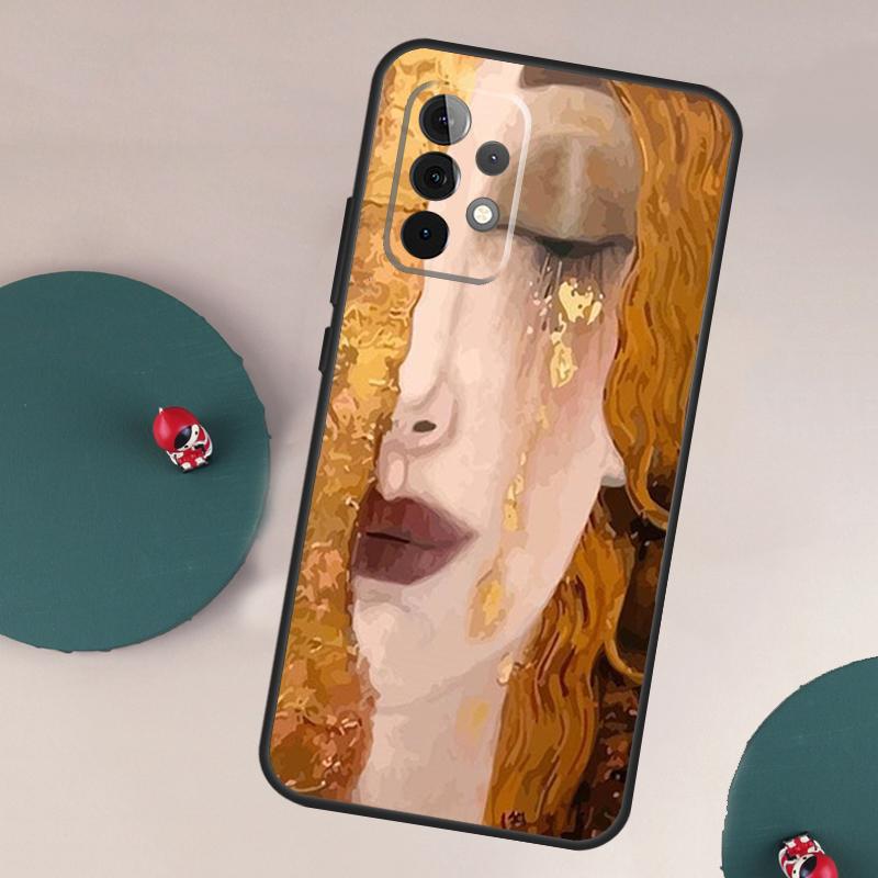 Gustav Klimt Abstract Painting Case For Samsung Galaxy A13 A23 A33 A53 A73 A12 A22 A32 A52 A52S A04S A50 A51 A71 Coque