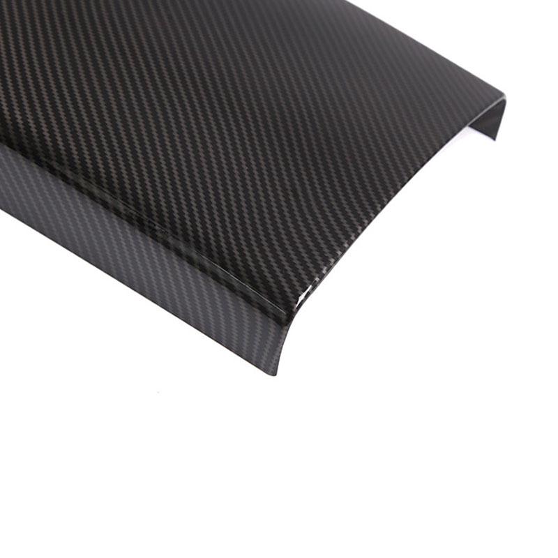 Car Styling Carbon Texture Center Console Armrest Box Protection Cover For Mercedes Benz S Class W221 2008 2009 2010 2011