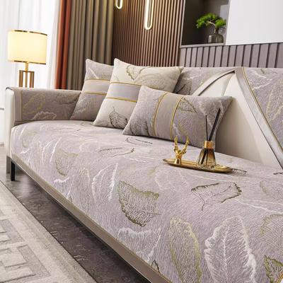 Light Luxury High-End Chenille Sofa Cushion New Four-Season Universal Leather Sofa Cover Non-Slip Cover