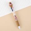 Cartoon Capybara 6-Color Ballpoint Pen Cute Multicolored Gel Pen Durable Pressing Pens School Office Supplies Student Stationery