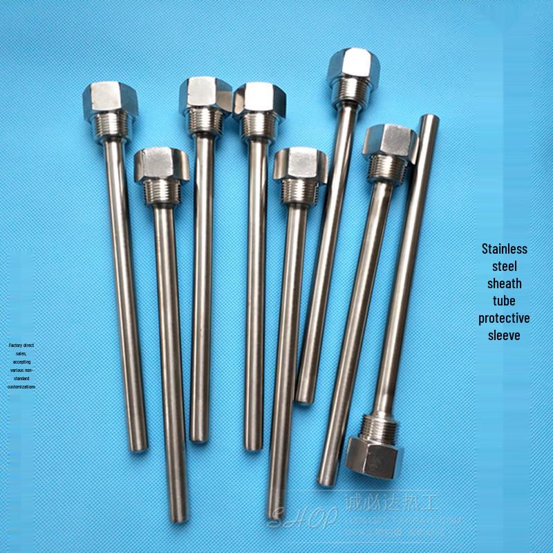 

Bimetallic Thermometer Thermowell Sheath with M27*2 Internal & External Thread Protective Tube Custom Specifications Available