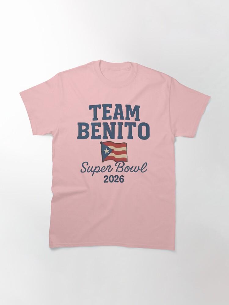 Super Bowl Team Benito Bad Bunny Halftime Show Benito Bowl TShirt 2026 Summer Men Women Luxury Fashion Cotton Oversized Tshirt