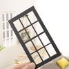 Lightweight Plastic Dollhouses Window 1/12 Scale Miniature Frames For Customizable Home Decors Projects