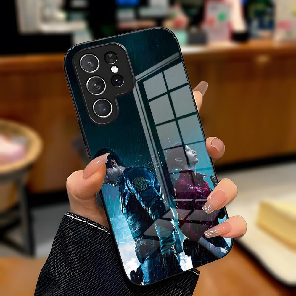 

Resident Evil Game Phone Case For Samsung S26 S25 Plus S20 S20 Plus S22 Ultra S23 FE S21 Plus S21 Ultra Glass Cover Samsung S23 Ultra
