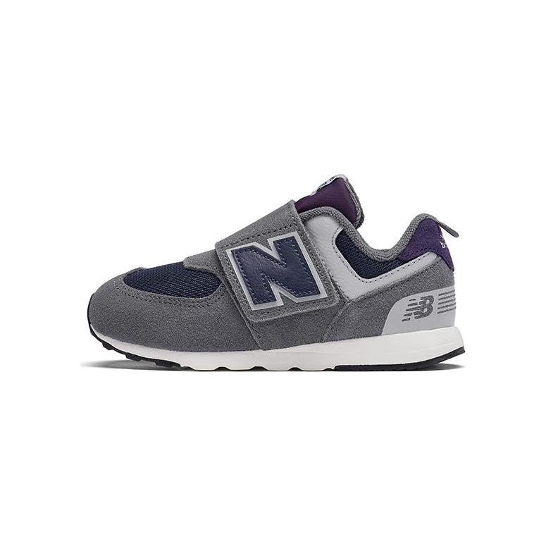 

New Balance Anti Kick And Abrasion Resistant Low top Toddler Shoes Dark Gray Infant And Toddler NW574KGN Wide (W) 21