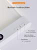 Rechargeable LED Flat Reading Lamp F17 - Portable Dormitory Bedroom Night Light