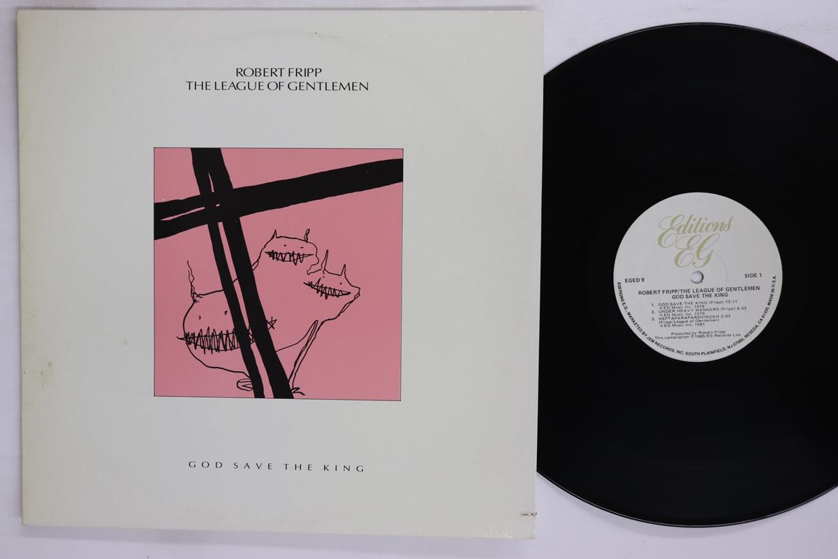 Виниловая пластинка ROBERT FRIPP God Save The King EGED9 EDITIONS EG 1985 США Рок Б/у