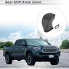 Gear Shift Knob Cover for Toyota Tacoma 2016-2022 Anti-Slip Stick Shifting Handle Protector Faux Leather 1 Pc Black Carbon Fiber Grey