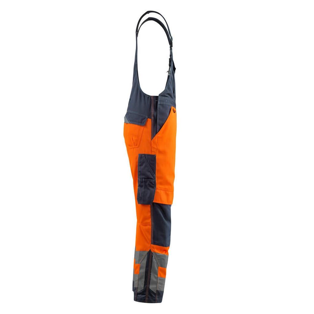 Mascot Mens Newcastle Safe Supreme Hi-Vis Bib And Brace Overall