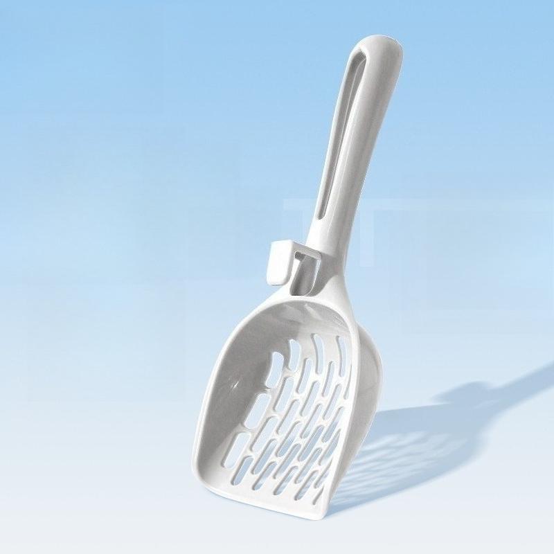 Grid Cat Litter Scoop, Poop-Scooping Essential, Pet Cleaning Supplies,t Litter Scoop Space Saving Litter SifterErgonomic Long Handle Litter Box Scoop