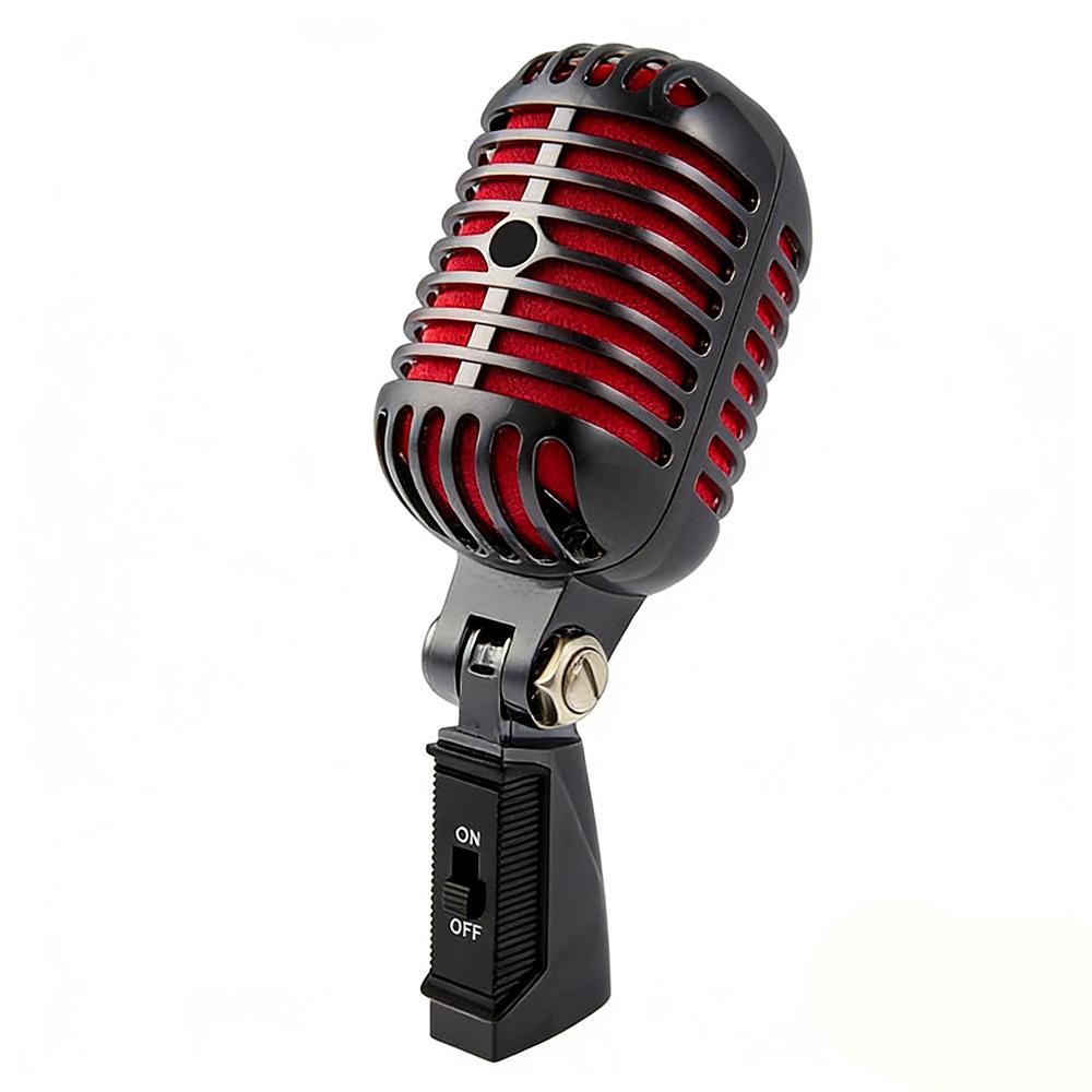 

55SH Retro Dynamic Microphone: Classic Wired for Karaoke, Stage, Performance, and KTV