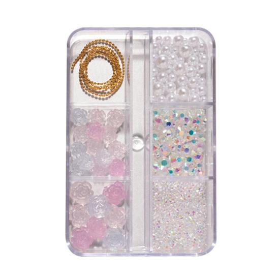 

Нежный дизайн ногтей камелия блестящий DIY долговечный A